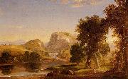Thomas Cole Sketch for Dream of Arcadia Spain oil painting artist